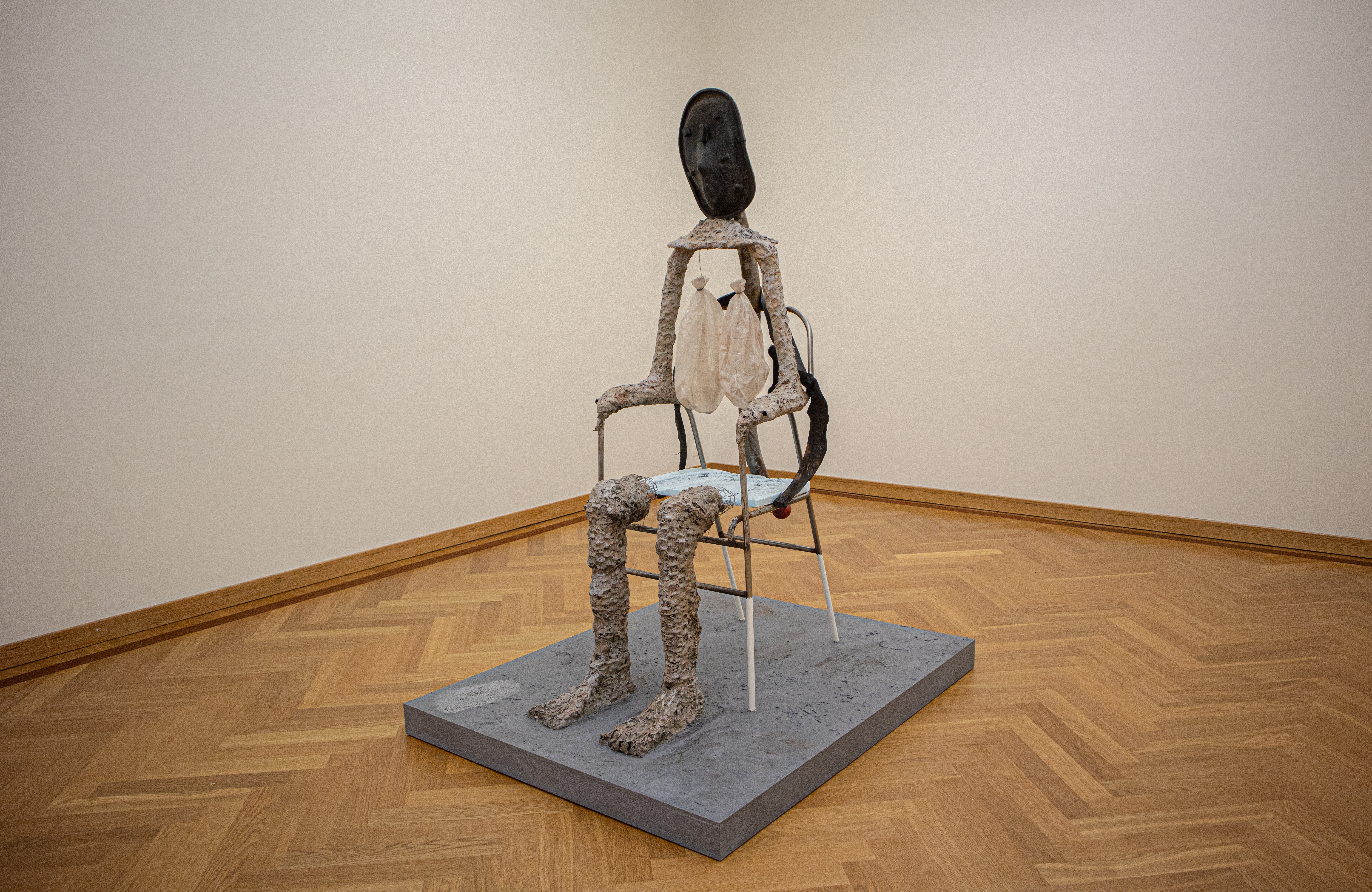 Reisbeeld in open lucht